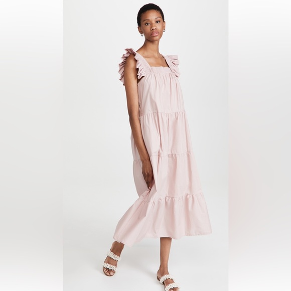 English Factory Tiered Midi Dress - Picture 5 of 11